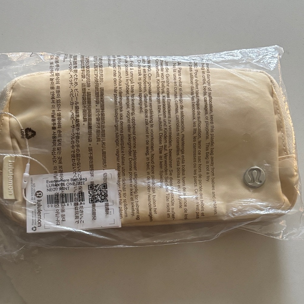 Lululemon Athletica Cream Crossbody Bag